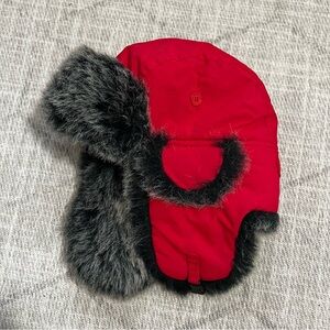 Dry Ice by Crown Cap Men’s Red Outdoors Winter Hunting Trapper Hat MEDIUM